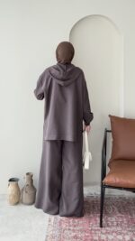 Tulya Tensel Takım – Kahverengi ( Ön Sipariş tedarik süreci 10 gündür ) - Görsel 3