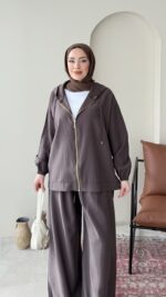 Tulya Tensel Takım – Kahverengi ( Ön Sipariş tedarik süreci 10 gündür ) - Görsel 4