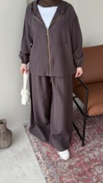 Tulya Tensel Takım – Kahverengi ( Ön Sipariş tedarik süreci 10 gündür ) - Görsel 6