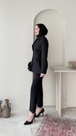 Polya Blazer Takım – Siyah - Görsel 2