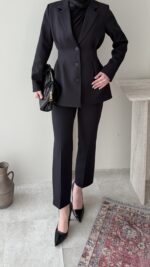 Polya Blazer Takım – Siyah - Görsel 6