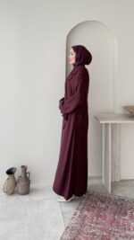 Kitra İkili Elbise – Bordo - Görsel 2