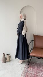 Naia Kemerli Takım – Lacivert ( Ön sipariş) - Görsel 2