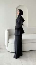 Hare Taşlı Takım – Siyah