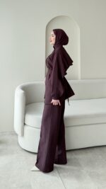 Hare Taşlı Takım – Mürdüm - Görsel 2