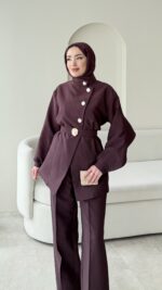 Hare Taşlı Takım – Mürdüm - Görsel 4