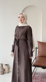 Serra Elbise - Kahve - Görsel 5