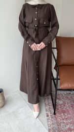 Serra Elbise - Kahve - Görsel 6