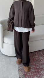 Zera Ceket - Kahve - Görsel 5