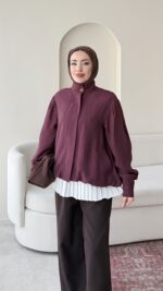 Zera Ceket - Mürdüm