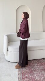 Zera Ceket - Mürdüm - Görsel 4