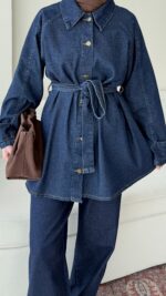 Risa Kot Takım - Lacivert - Görsel 7