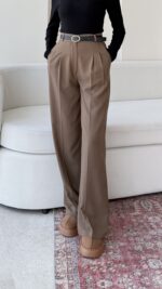 Zes Palazzo Pantalon - Camel