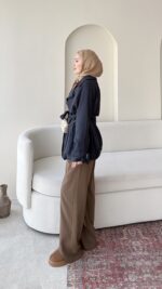 Sue Modal Trenç - Lacivert - Görsel 4