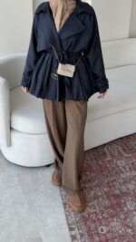 Sue Modal Trenç - Lacivert - Görsel 5