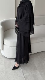 Ferih Elbise - Siyah - Görsel 5