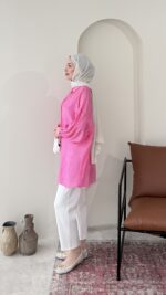 Gömlek - Pembe - Görsel 4