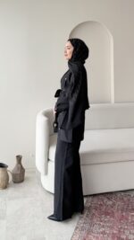 Soli Qupra Takım - Siyah - Görsel 2