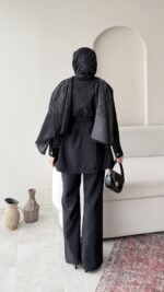 Soli Qupra Takım - Siyah - Görsel 3