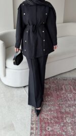 Soli Qupra Takım - Siyah - Görsel 6