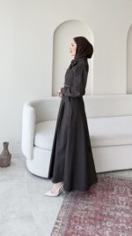 Vione Denim Elbise - Acı Kahve - Görsel 6