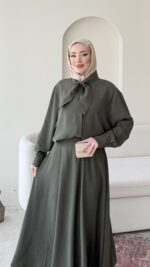 Vela Modal Takım - Haki - Görsel 2