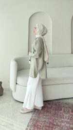 Parıltı Gömlek - Yeşil - Görsel 5