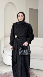 Pırıl Elbise - Siyah - Görsel 2