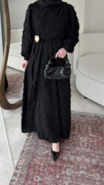 Pırıl Elbise - Siyah - Görsel 4