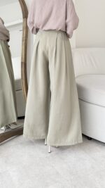 Liva Modal Pantalon - Yeşil - Görsel 3