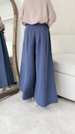 Liva Modal Pantalon - Lacivert - Görsel 3