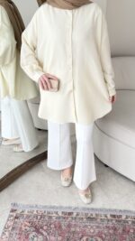 Merli Gömlek - Sarı - Görsel 3