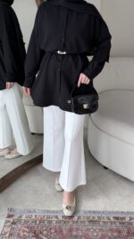 Merli Gömlek - Siyah - Görsel 2