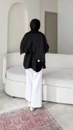 Merli Gömlek - Siyah - Görsel 4