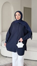 Merli Gömlek - Lacivert