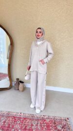 Lisa Oyşo Takım - Bej - Görsel 3