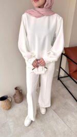 Siva Oyşo Takım - Beyaz - Görsel 4