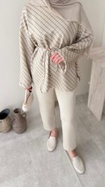 Ekose Scuba Sweat - Yeşil - Görsel 3