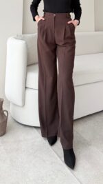 Zes Palazza Pantalon - Kahverengi