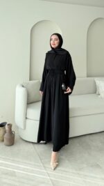 Elvis Bağlamalı Elbise - Siyah ( Ön sipariş bayram sonrası çıkacaktır  )