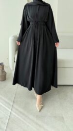 Elvis Bağlamalı Elbise - Siyah ( Ön sipariş bayram sonrası çıkacaktır  ) - Görsel 4