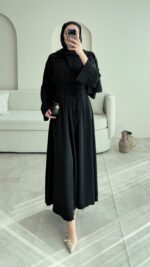 Elvis Bağlamalı Elbise - Siyah ( Ön sipariş bayram sonrası çıkacaktır  ) - Görsel 7