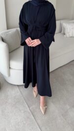 Elvis Bağlamalı Elbise - Lacivert ( Ön sipariş bayram sonrası çıkacaktır  ) - Görsel 3