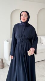 Elvis Bağlamalı Elbise - Lacivert ( Ön sipariş bayram sonrası çıkacaktır  ) - Görsel 4