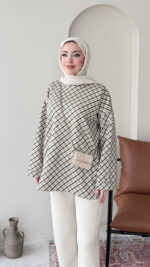 Ekose Scuba Sweat - Zümrüt - Görsel 3