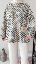 Ekose Scuba Sweat - Zümrüt - Görsel 5