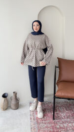 Ekose Scuba Sweat - Lacivert - Görsel 4