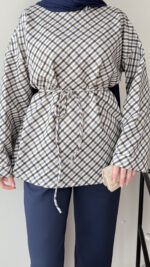 Ekose Scuba Sweat - Mavi - Görsel 4