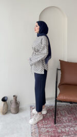 Ekose Scuba Sweat - Mavi - Görsel 7