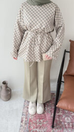 Ekose Scuba Sweat - Yeşil - Görsel 4